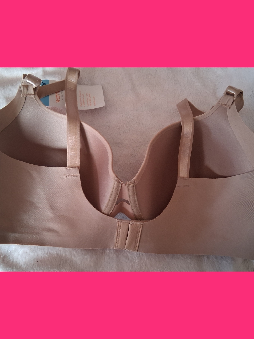 Warner's Smooth Nude T-Shirt Bra - Beige/Pink Tone - Picture 2 of 3